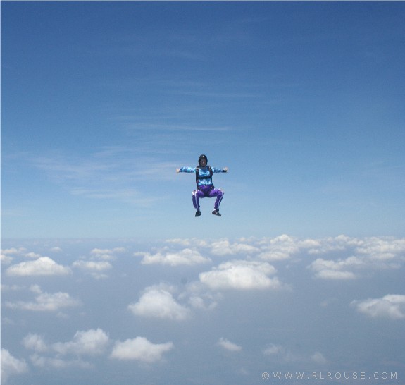 Amy Skydiving in Chester, SC.