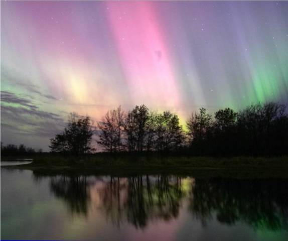 Aurora over Wisconsin