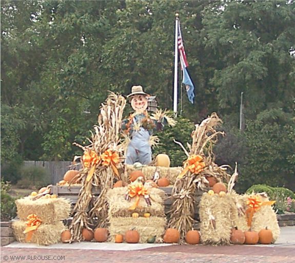 Abingdon, Virginia Autumn Harvest Display