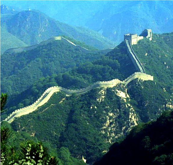 great wall as seen on space