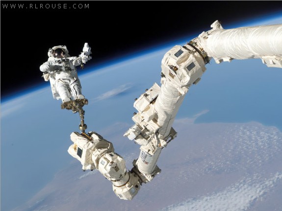 The International Space Station's robotic arm.