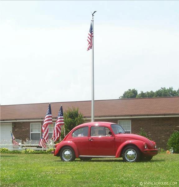 Patriotic Volkswagen Bug