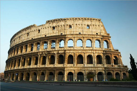 The Coliseum in Rome, Italy