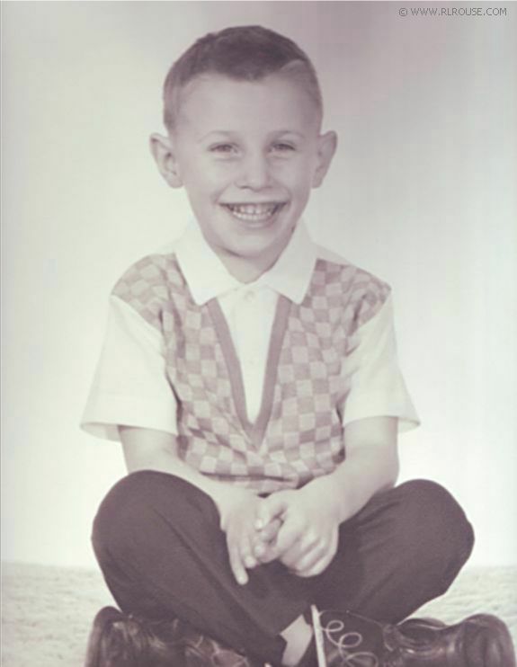 Rick Rouse as a young boy.