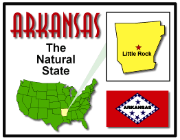 Map of Arkansas