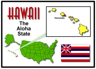 Map of Hawaii