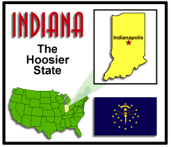 Map of Indiana