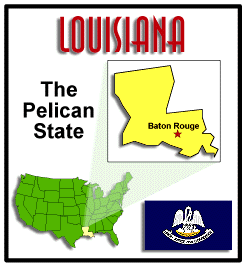 Map of Louisiana