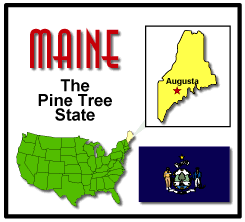 Map of Maine