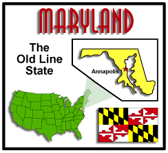 Map of Maryland