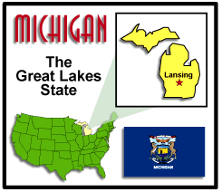 Map of Michigan