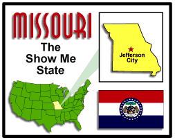 Map of Missouri