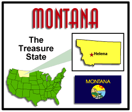 Map of Montana