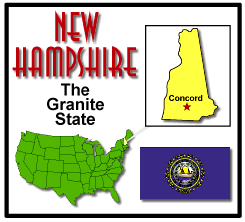 Map of New Hampshire