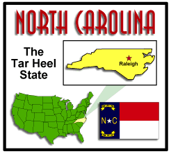 Map of North Carolina