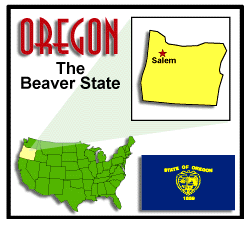 Map of Oregon