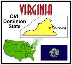 Map of Virginia