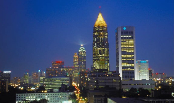 Atlanta, Ga at night