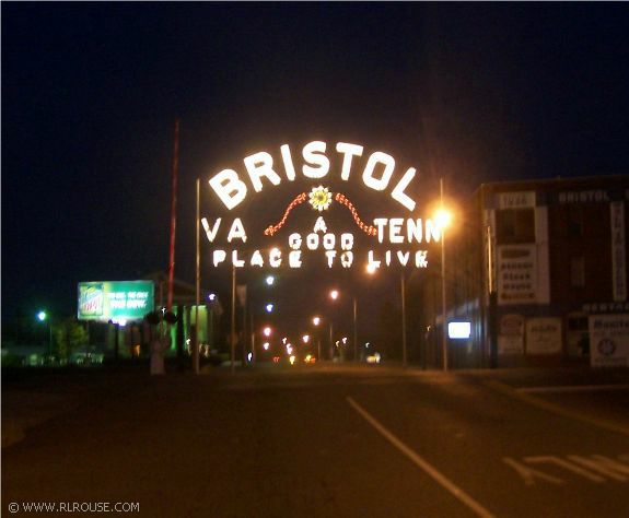 Bristol, VA-TN State Street Sign