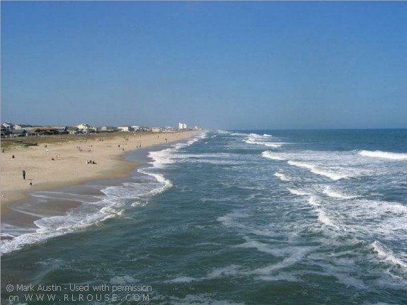 Carolina Beach near Wilmington, NC.