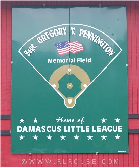 Little League baseball in Damascus, Va.