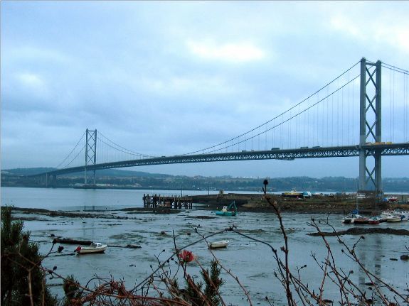 The Firth of Forth Suspension Bridge