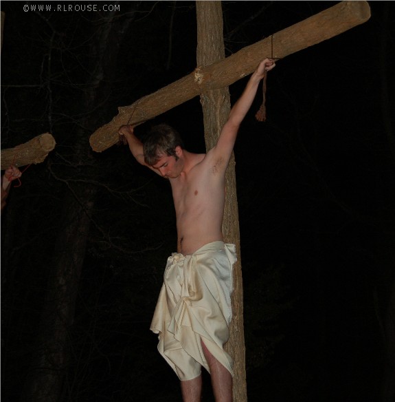 Female Nude Crucifixion Telegraph