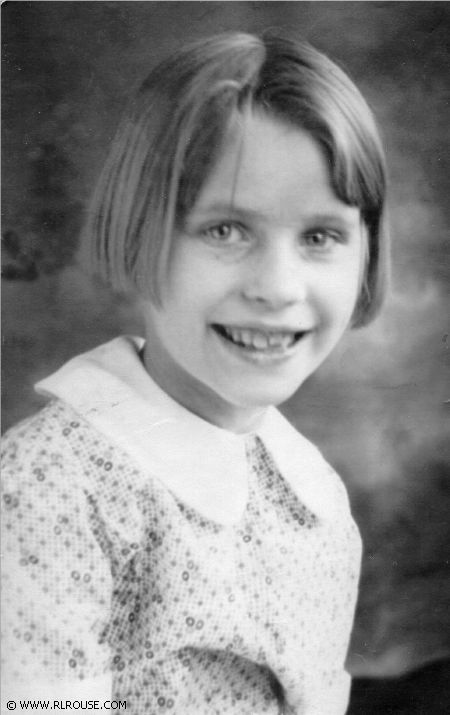 My mom at age 7