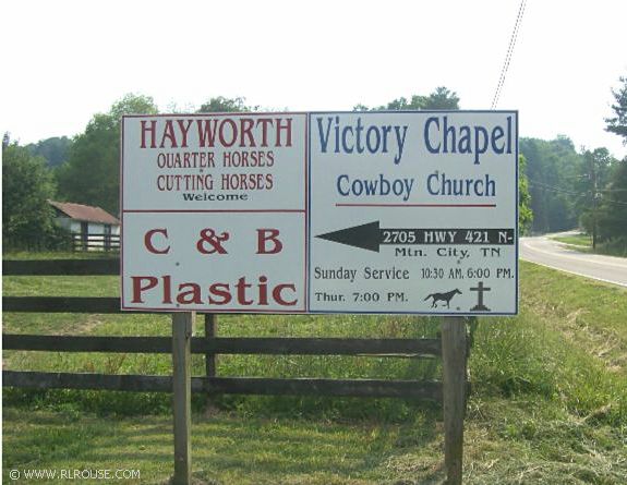 Cowboy Church in Mountain City, TN 
