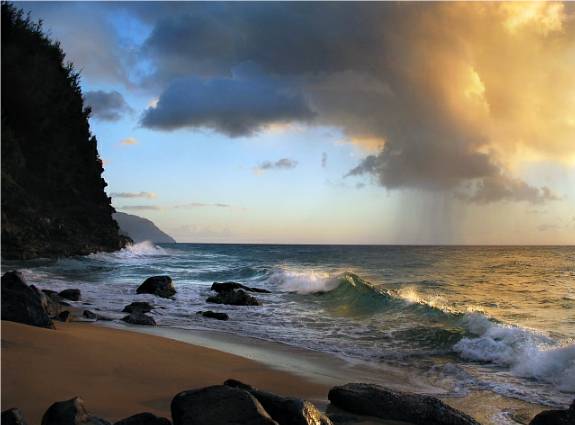 Na Pali Coast Rainshower