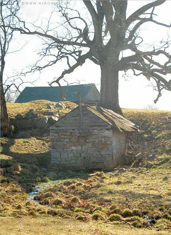 An old spring house.
