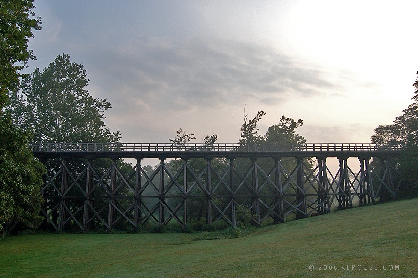 The Watauga Trestle on the Virginia Creeper Trail.