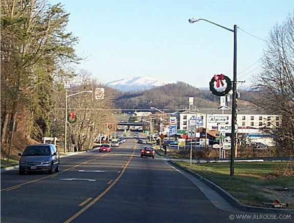 Whitetop mountain as seen from Abingdon, Va.